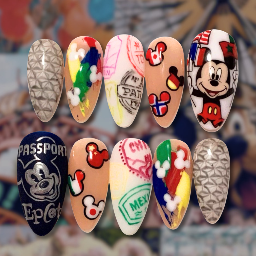 Travel the World Press On Nails