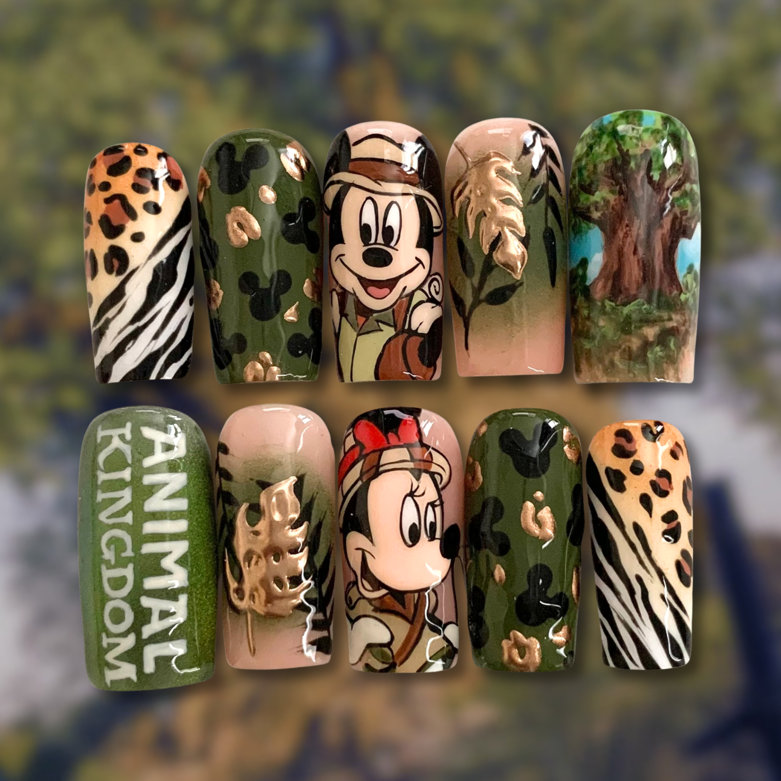 Animal Safari Press On Nails